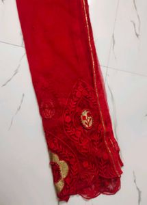 Pakistani Stitched Beautiful Red Worked Suit