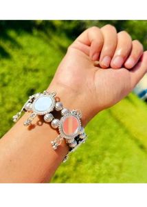 Navratri Bangle Bracelet Oxidized