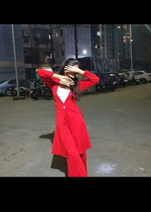 Stylish Red Co-ord Set