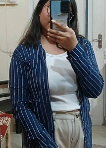 Cotton Lining Blue Shirt