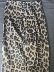 Leopard Print Skirt