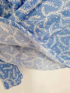 Cute Blue Summer Tops with Bell Sleeves