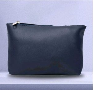 Smytten Multi-Utility Leather Pouch - Blue