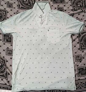 Stylish Patterned Polo Shirt