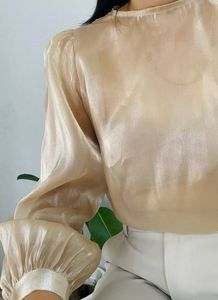 Sheer Golden Tops
