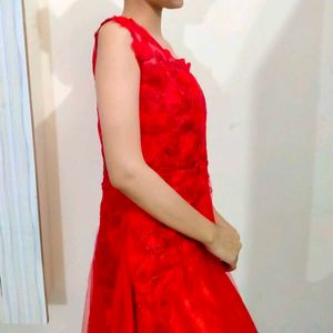 Red Party Gown