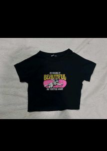 bonker Black Graphic Tee