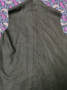 Dark Greyish Brown Check Nehru Jacket (46)