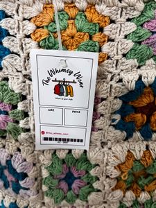 Multicoloured Crochet Top
