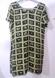 Printed Crepe Kurti