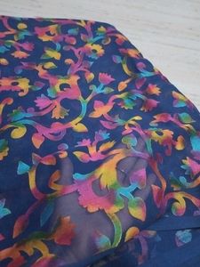 Navy Blue Saree
