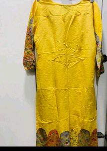 Beautiful Yellow Kurti
