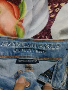 Distressed Denim Shorts