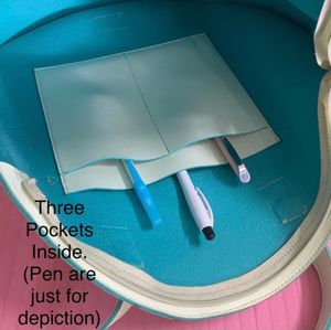 Sturdy Round Tote Bag - Mint Green