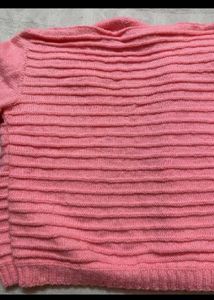 Cute Pink Knit Cardigan
