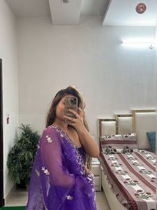 Navy blue Sharara sleeveless backless suit 🪞