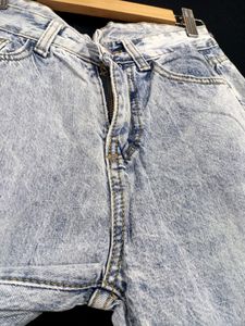 Vintage Acid Wash Wide Leg Jeans