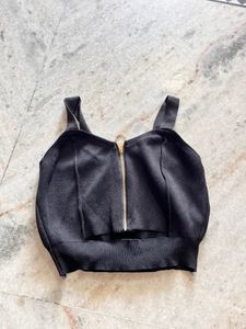 Black Crop Top