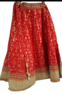 Exclusive Designer  lahanga Red size 40