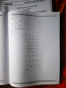 FIITJEE JEE Mains And Advanced Questions Solution