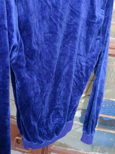 Velvet V-Neck Pullover