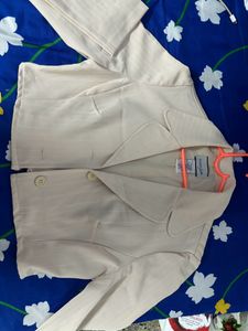 Long Sleeve Crop Blazer For Women