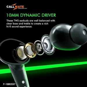 Boat Ks 08 Gaming TWS Bluetooth Headset (BLACK, Tr