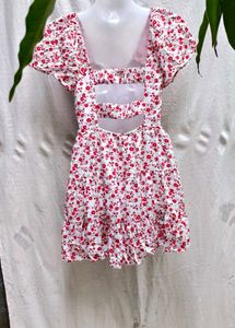 5126. CUTE FLORAL MINI DRESS