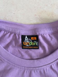 Japanese Lavender Graphic Print Tee