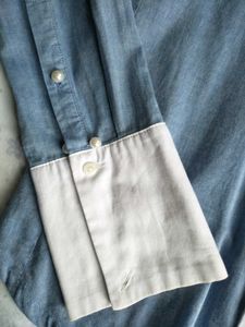 Blue Slim-fit Formal Shirt