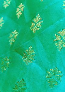 Green Dress Material