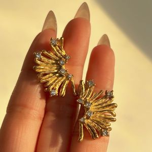 Golden Bloom studs
