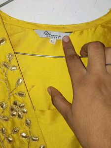 Bhama Couture Yellow Kurta