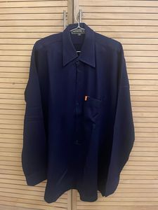 Men’s Woolen Navy Blue Shirt, 42