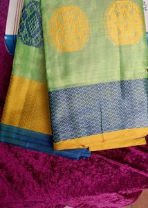 Green &amp; Blue Saree