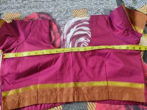 Maroon Pure Silk Blouse