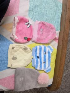 Cute Striped Bear Hat