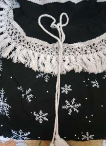 Boho Snowflake Print Top For Women