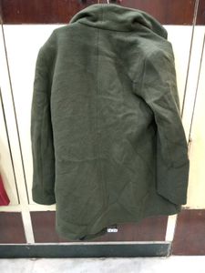 Zara Woman Green Coat