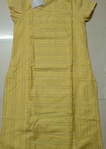 Yellow Striped Summer Dress