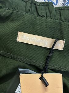 Wrap Skirt With Strings And Button