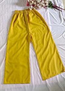 Beautiful Mustard KurtibPalazzo Set