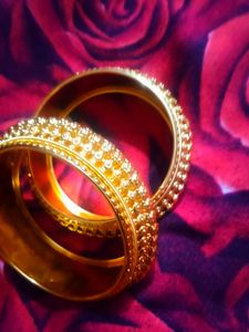 Allay Gold Plated Bangles