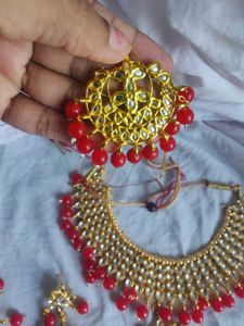 KUNDAN CHOKER SET HEAVY FULL NECK COVER