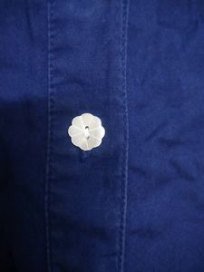 Blue Girls Shirt Half Sleeves