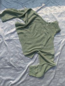 H&amp;M Sage Green Turtleneck Sweater