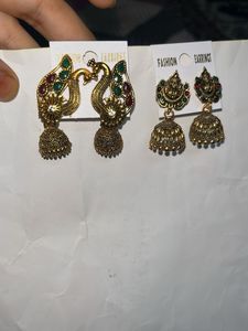 Combo 4 Vintage Jhumka Earrings