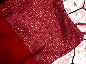 Pretty Maroon Dress| Party Wear|Pinterest| Shimmer
