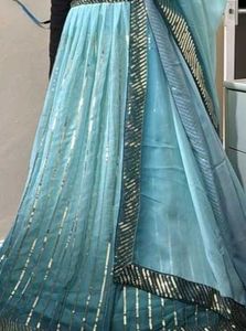 Gradient Blue Lehenga