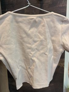 Beige Crop Top